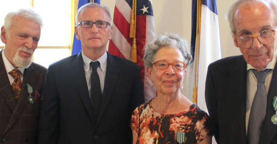 President Of The Artists Rights Society Theodore Feder, Choreographer And Dancer Deborah Hay, And Editor And Essayist Lewis Lapham Awarded The French Order Of Arts And Letters