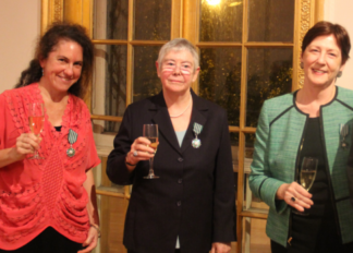 France Honors June Hargrove, Jill Schoolman and Alison Stones