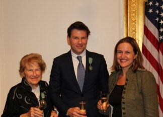 France Honors Mary Ann Caws and Florent Masse