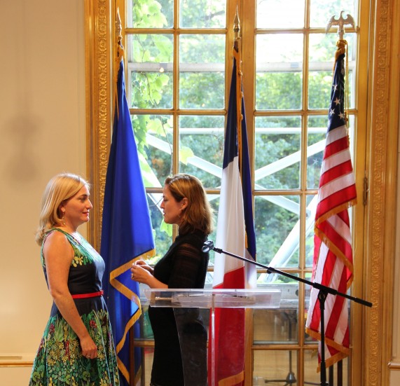 Liesl Schillinger Receives Insignia of Chevalier of the Order of Arts and Letters