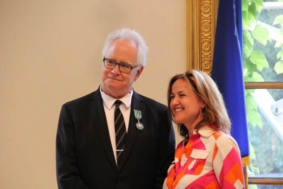 Dave Kehr Receives Insignia of Chevalier of the Order of Arts and Letters