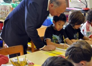French Minister Of Foreign Affairs Laurent Fabius To Visit Bilingual School In Brooklyn