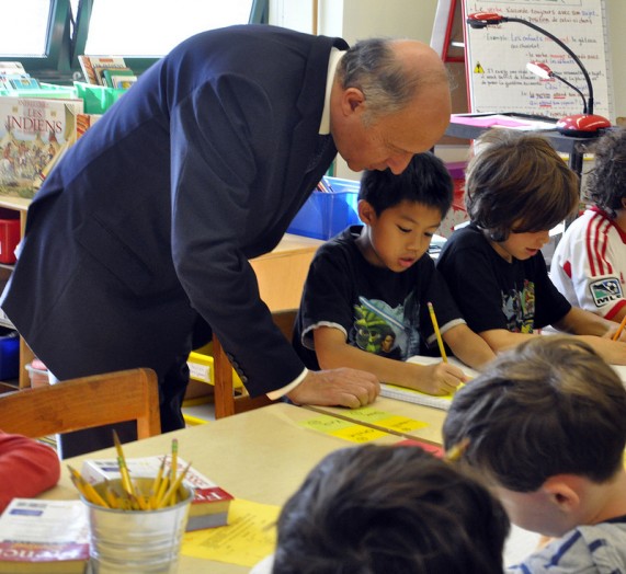 French Minister Of Foreign Affairs Laurent Fabius To Visit Bilingual School In Brooklyn